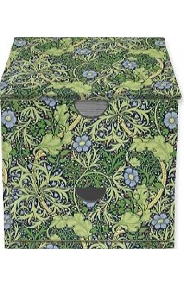 William Morris: Seaweed Flame Tree Memo Box with Drawer